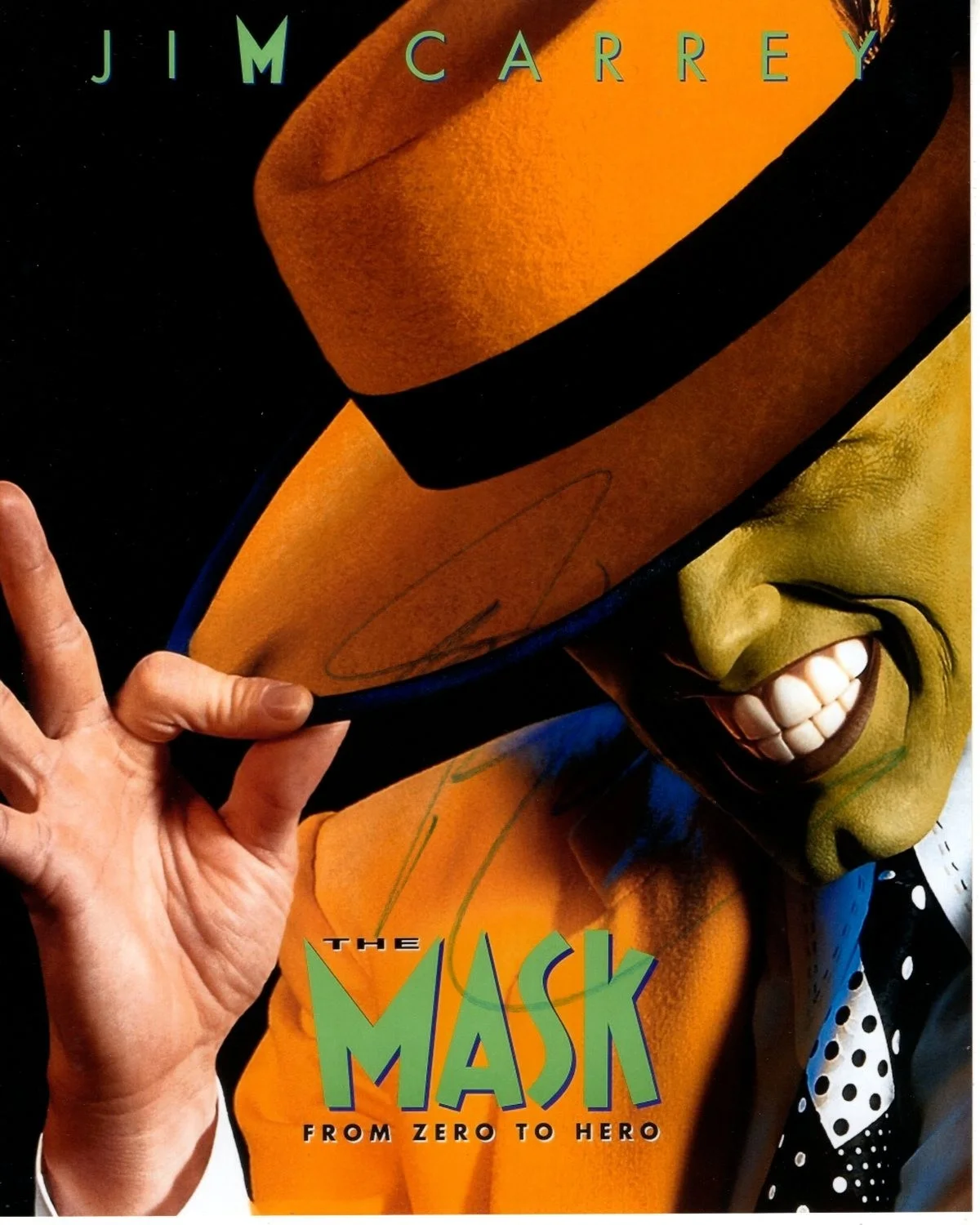 Jim Carrey — JIM CARREY signed autographed 8x10 THE MASK photo