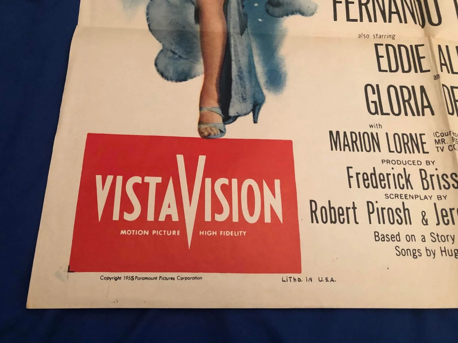 A superb Rare vintage 1955 Film Poster/ ROSALIND RUSSELL/THE GIRL RUSH, изображение 3