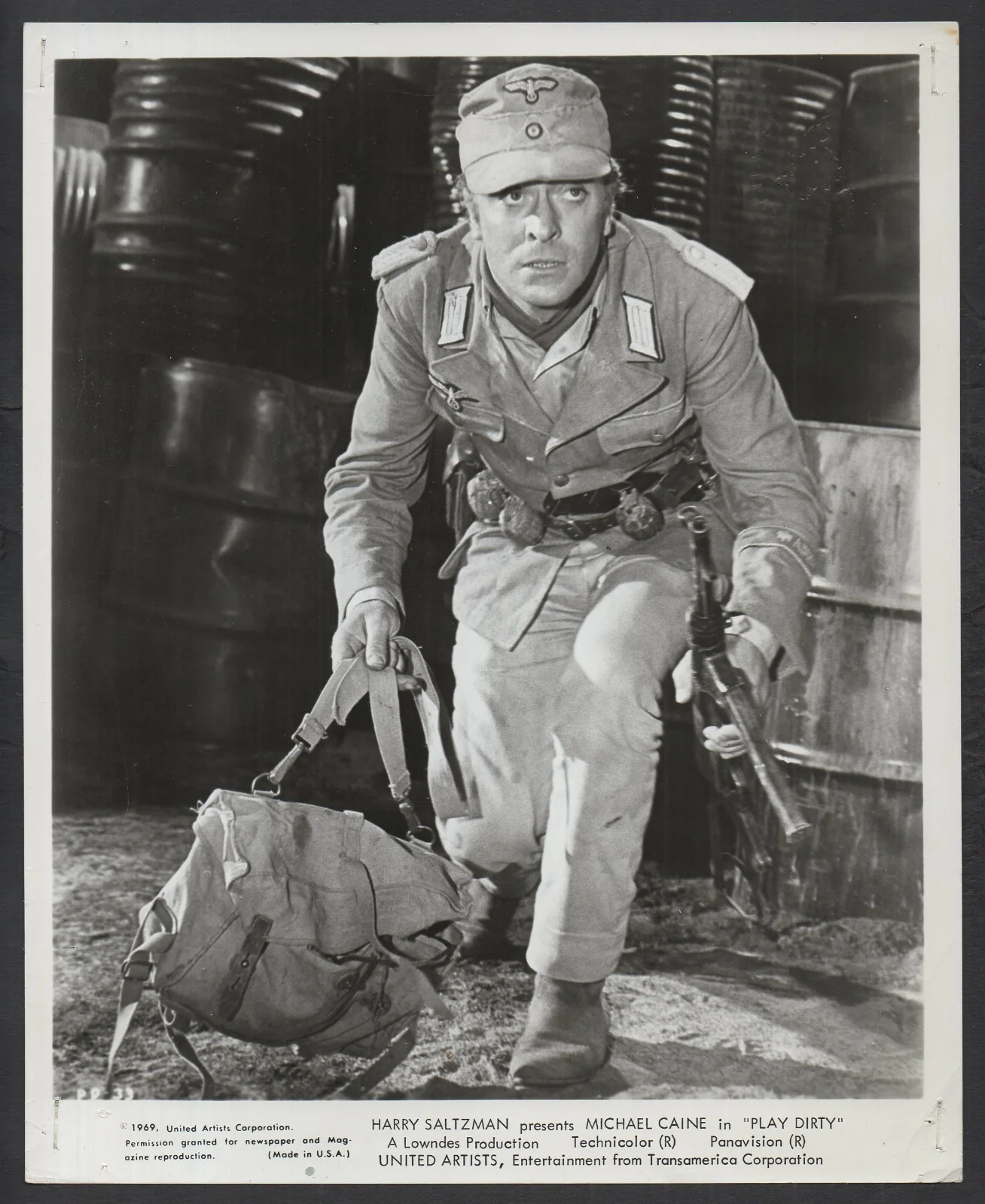 PLAY DIRTY 1969 Michael Caine, Nigel Davenport 7 10x8 STILLS, image 4
