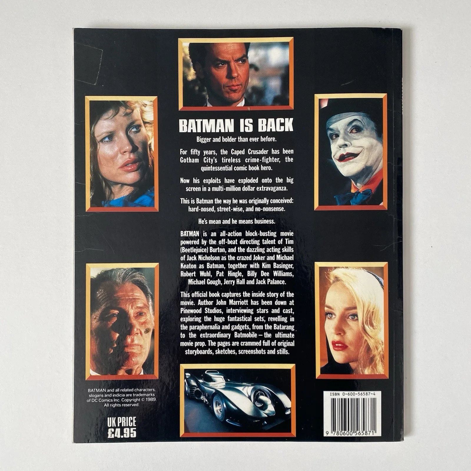 Batman: The Official Book of the Movie 1989, изображение 2