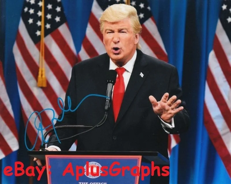 Alec Baldwin — ALEC BALDWIN... Saturday Night Live 's Pres. Donald Trump - SIGNED
