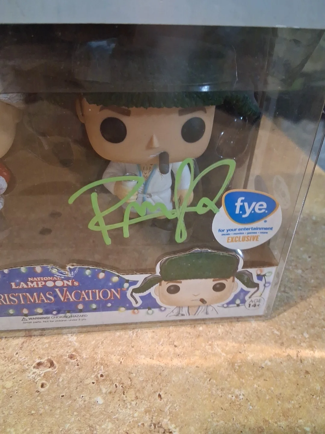 Chevy Chase, Randy Quaid — Chevy Chase Randy Quaid Christmas Vacation signed Clark Eddie Funko JSA CI00177, image 5