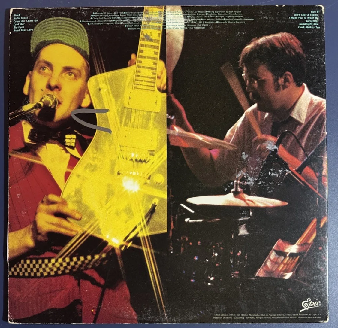 CHEAP TRICK SIGNED BUDOKAN VINYL ALBUM AUTOGRAPH AUTHENTIC COA, изображение 2