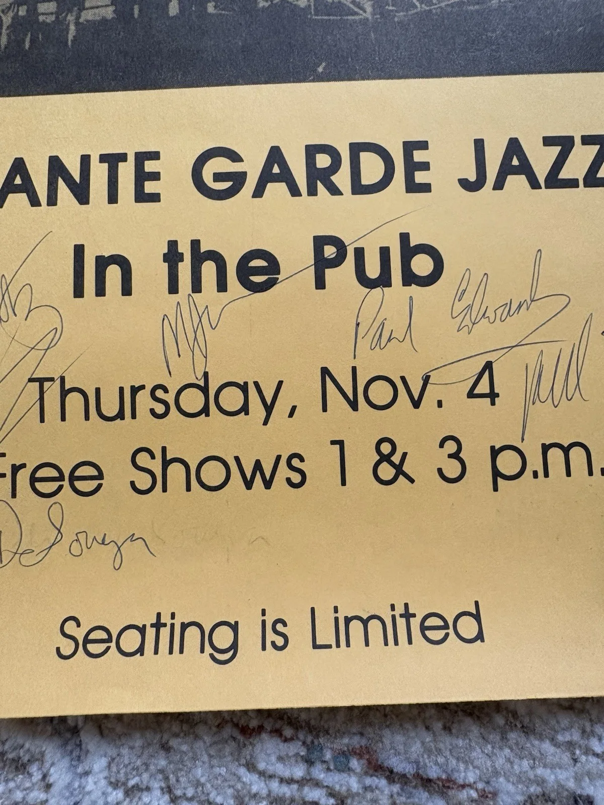 Kittyhawk Full Band Signed Poster 17x11 Bortz Edwards Etc RARE, изображение 3