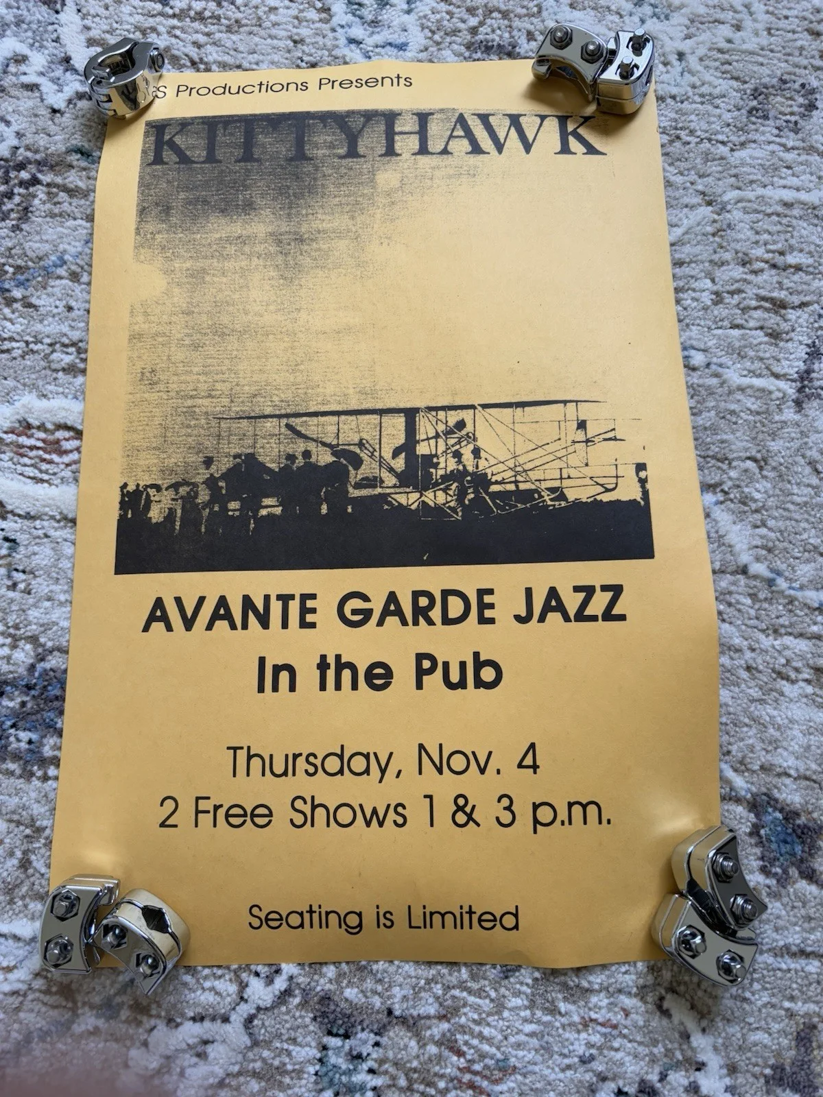 Kittyhawk Full Band Signed Poster 17x11 Bortz Edwards Etc RARE, изображение 5