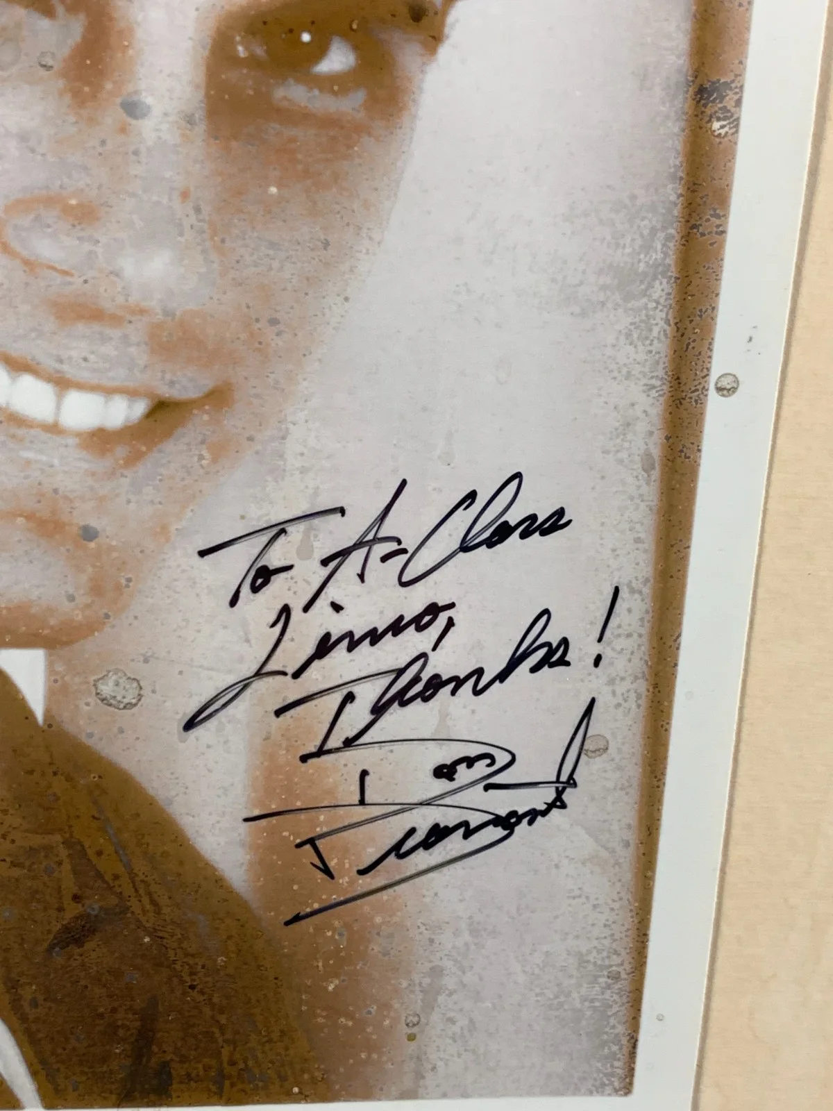 DON DIAMONT — DON DIAMONT - AUTOGRAPH SOAP OPERA SIGNED, изображение 4