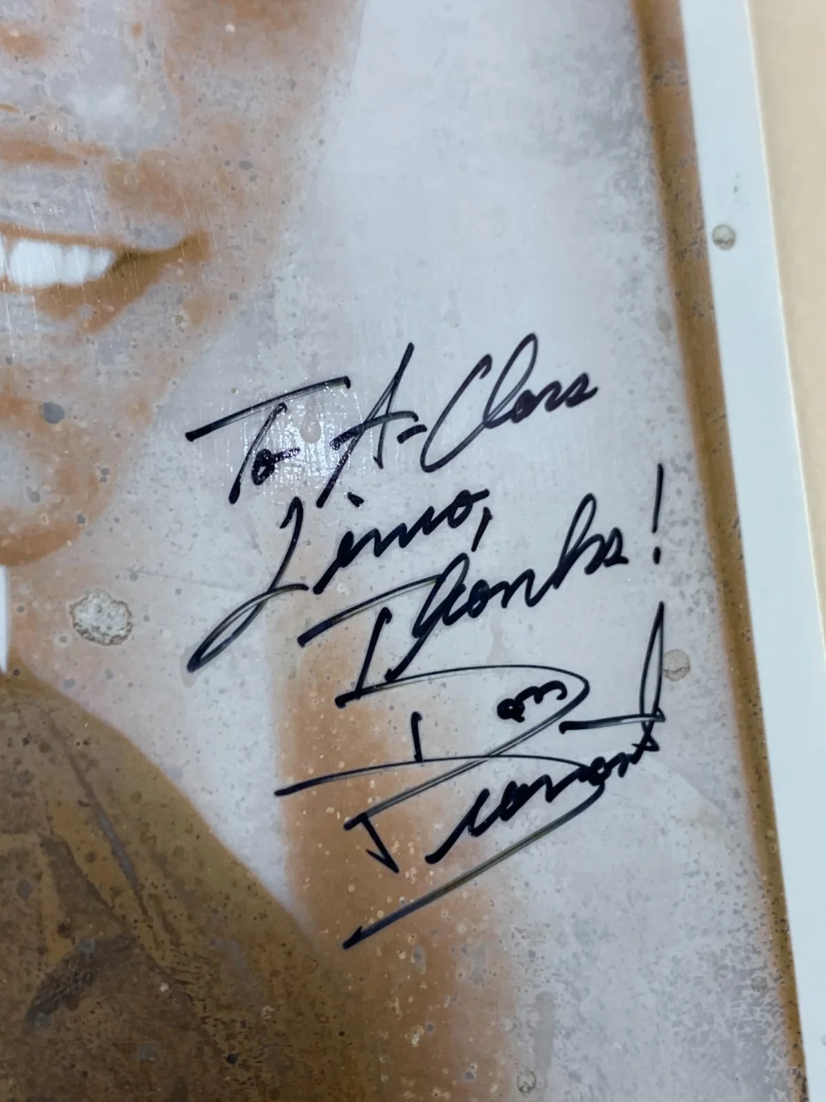 DON DIAMONT — DON DIAMONT - AUTOGRAPH SOAP OPERA SIGNED, изображение 5