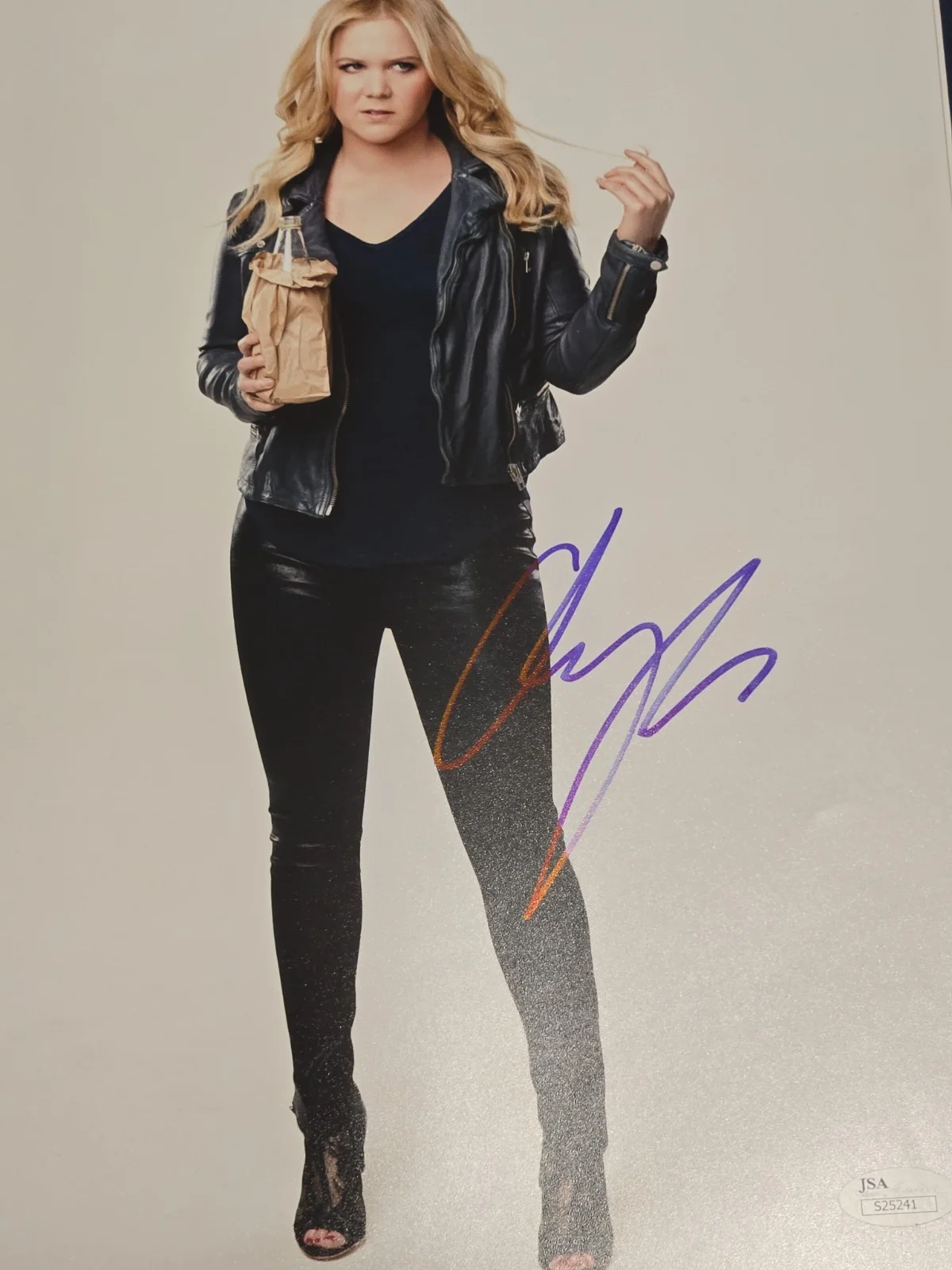 Amy Schumer Signed Photo Framed 16x20 JSA Trainwreck, image 2