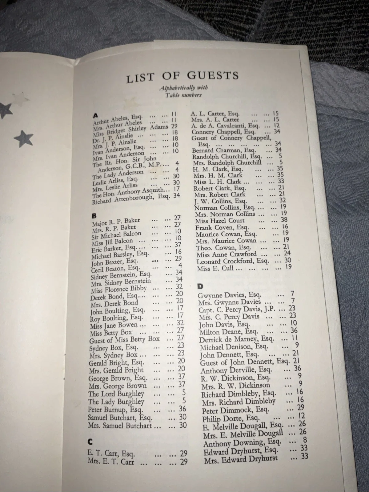 National Film Award Presentation 1949 Programme Dorchester Hotel London, image 5
