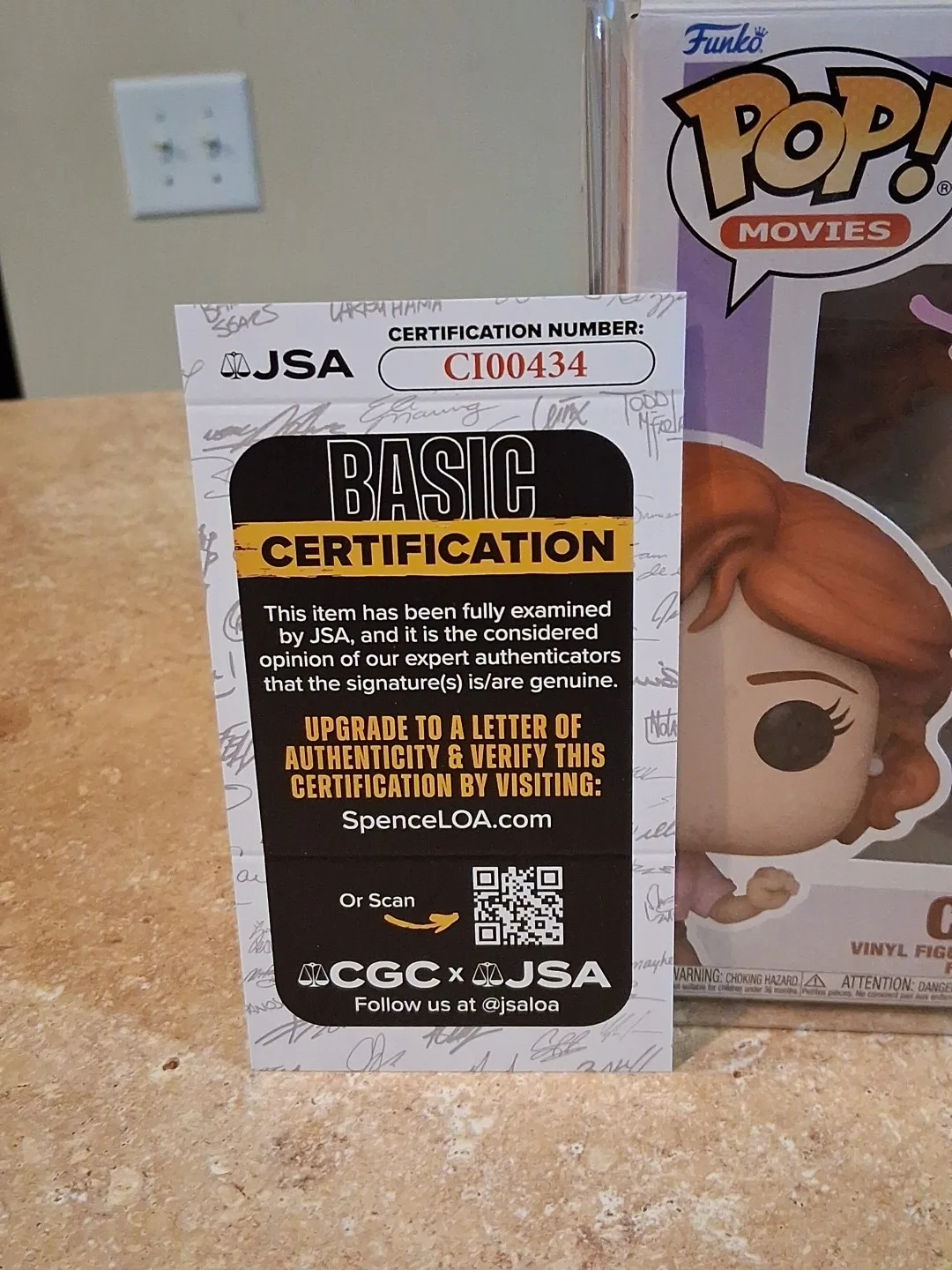 Molly Ringwald — Molly Ringwald The Breakfast Club Movie signed Claire Funko Pop JSA CI00434, изображение 3