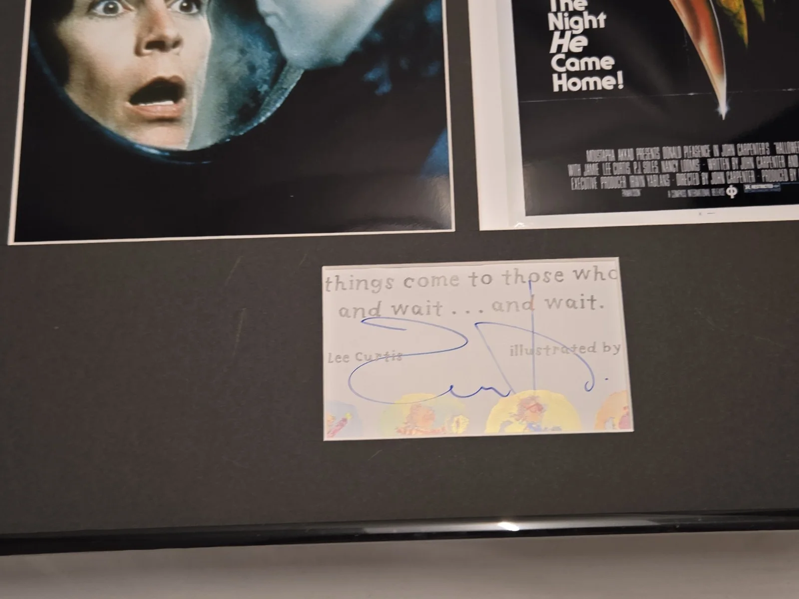 Jamie Lee Curtis Signed Photo Framed 16x20 Halloween PREMIERE, изображение 2