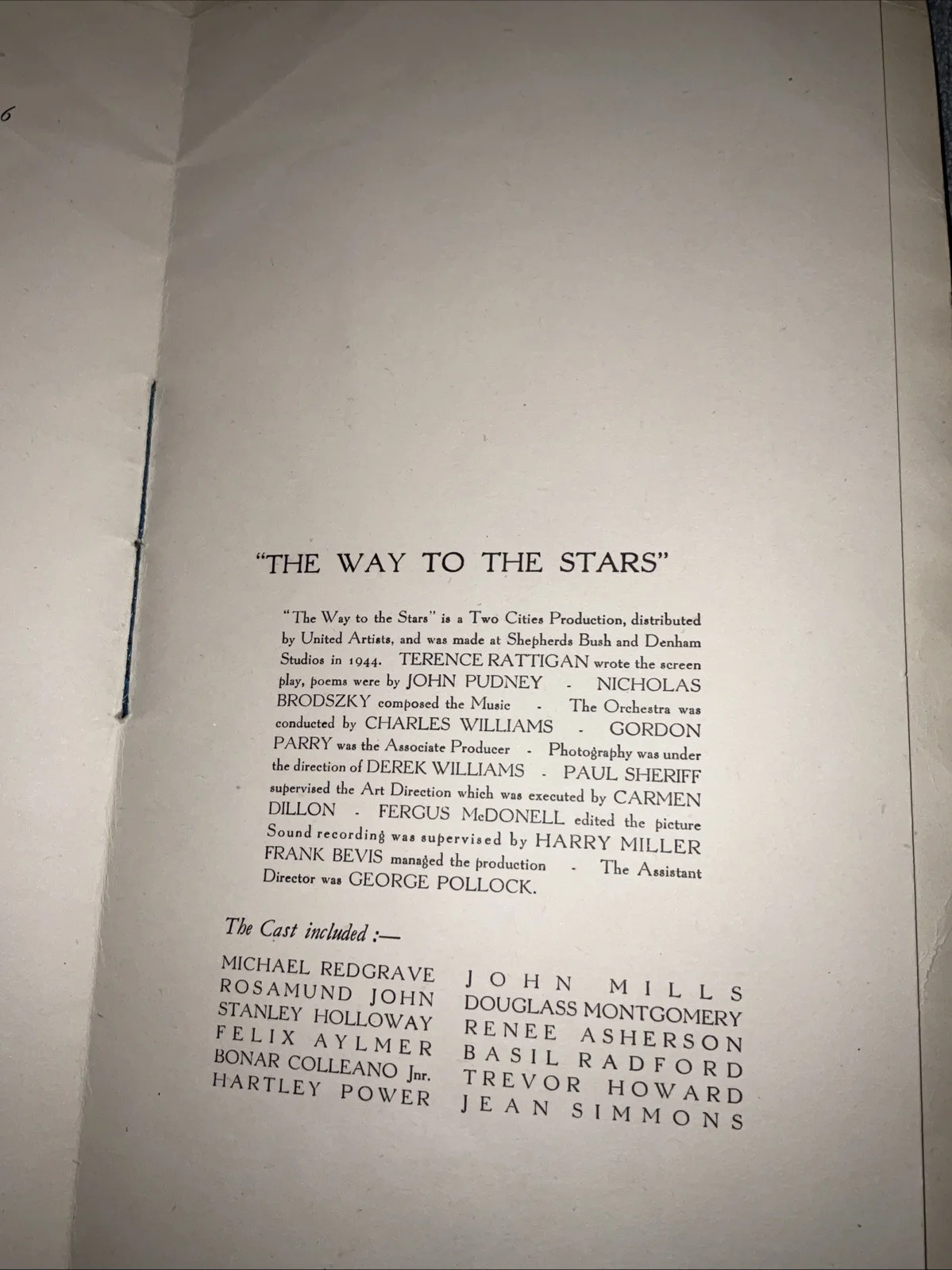 1st National Film Award Presentation 1946 Programme Dorchester Hotel London, изображение 4