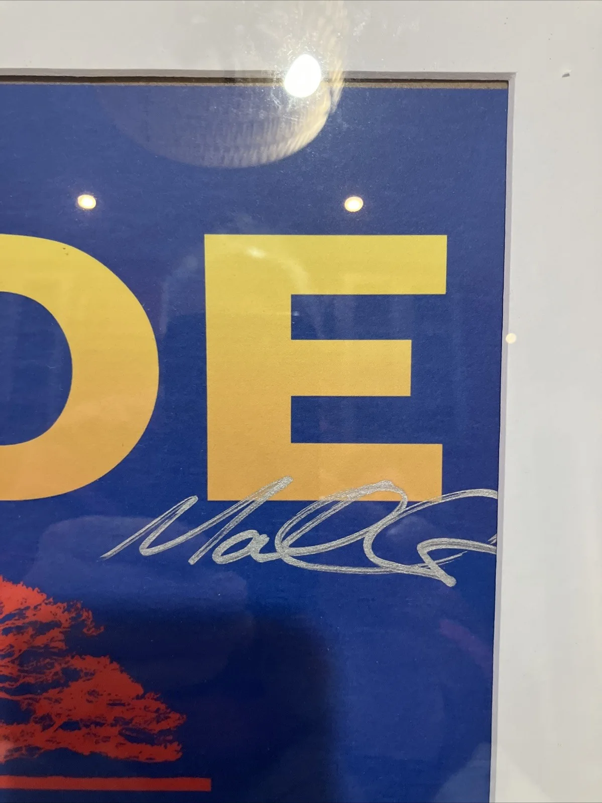 Ride poster signed May 24 tour shoegaze, image 4