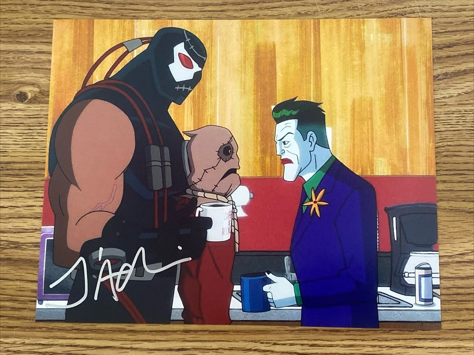 James Adomian — James Adomian Autographed 8x10 Photo Harley Quinn Animated Series Bane Voice