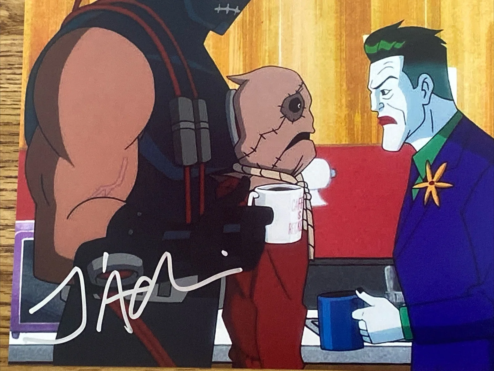 James Adomian — James Adomian Autographed 8x10 Photo Harley Quinn Animated Series Bane Voice, изображение 2
