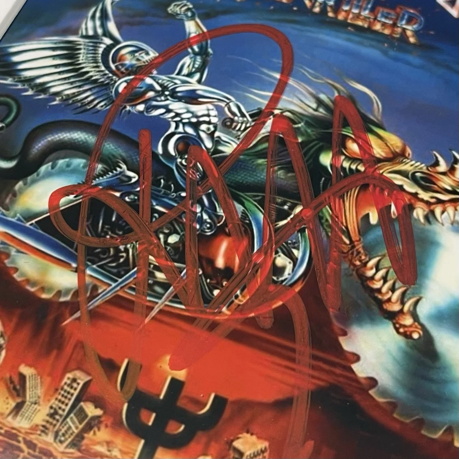 ROB HALFORD SIGNED JUDAS PRIEST PAINKILLER CD ALBUM AUTOGRAPH PSA COA, image 3