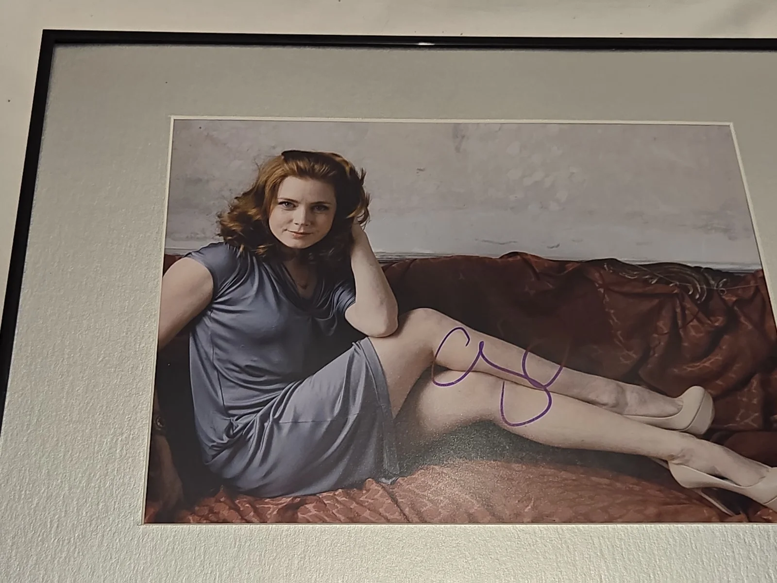 Amy Adams Signed Photo Framed 16x20 Enchanted Talladega Nights, изображение 2