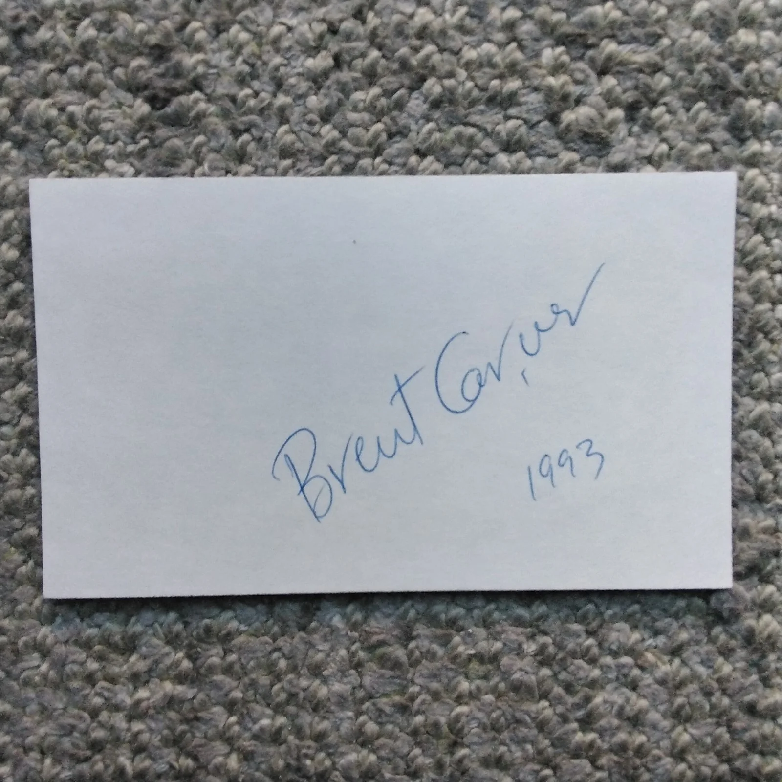 Brent Carver SIGNED Card Photo Movie Stage Actor Kiss Spider Woman Lord of Rings, изображение 4