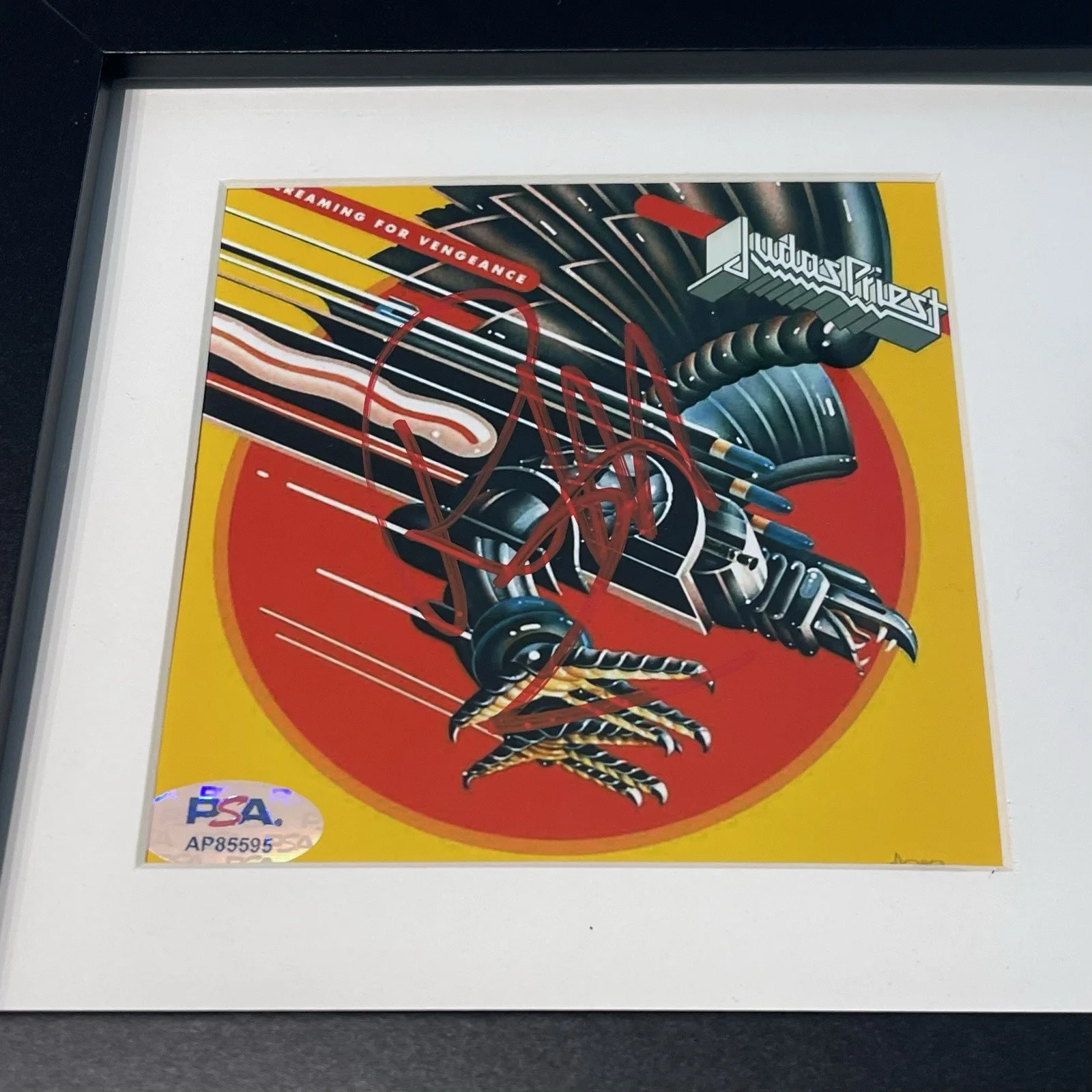 ROB HALFORD SIGNED JUDAS PRIEST SCREAMING VENGEANCE CD ALBUM AUTOGRAPH PSA COA, image 2
