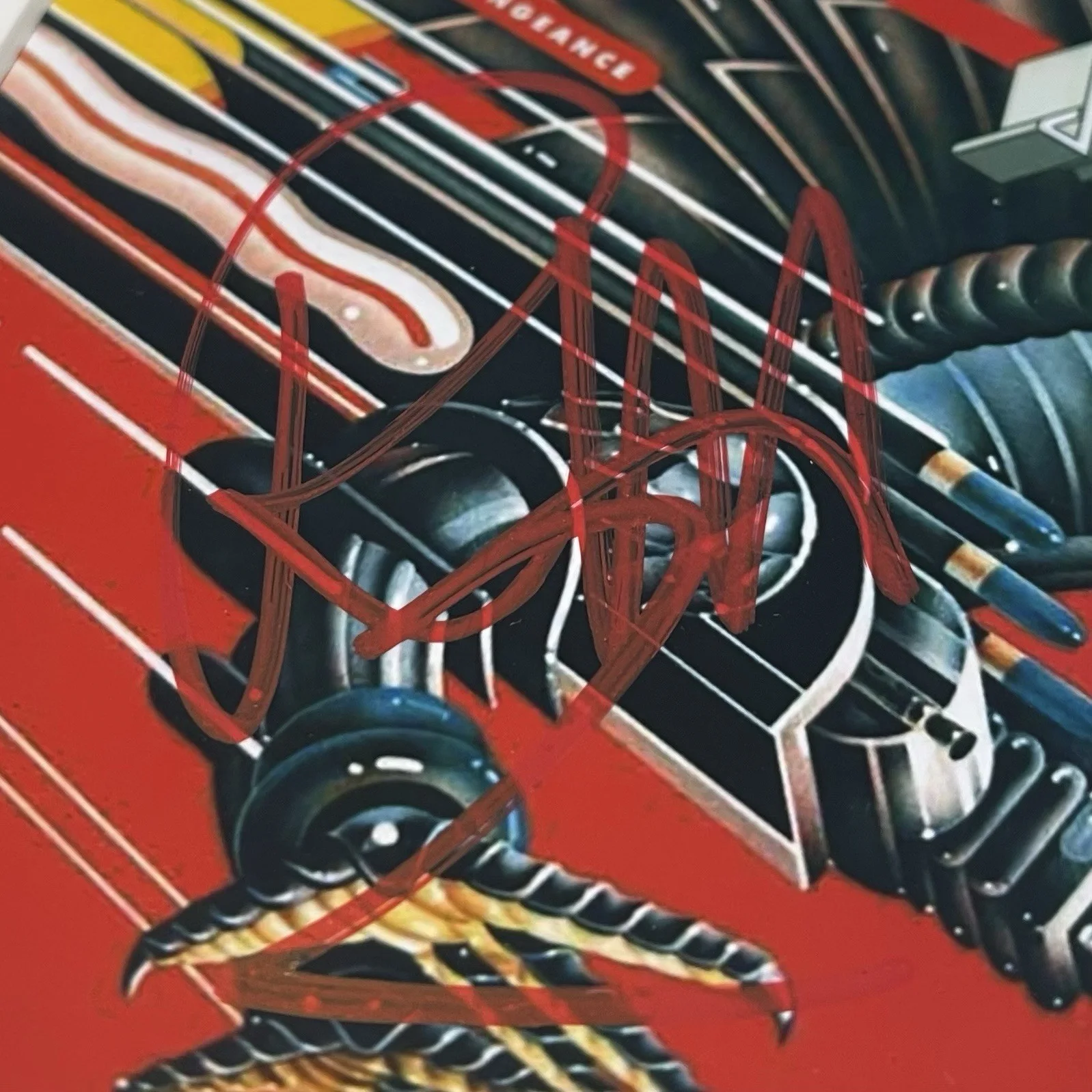 ROB HALFORD SIGNED JUDAS PRIEST SCREAMING VENGEANCE CD ALBUM AUTOGRAPH PSA COA, image 3