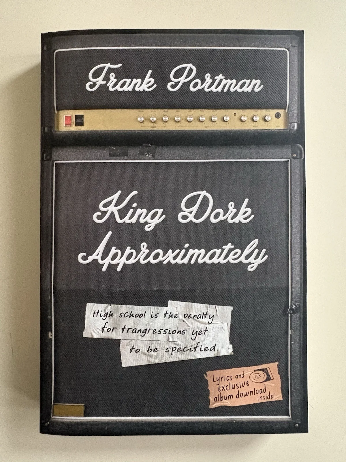 MTX Dr Frank Portman SIGNED King Dork Approximately AUTOGRAPHED Mr T Experience, image 3
