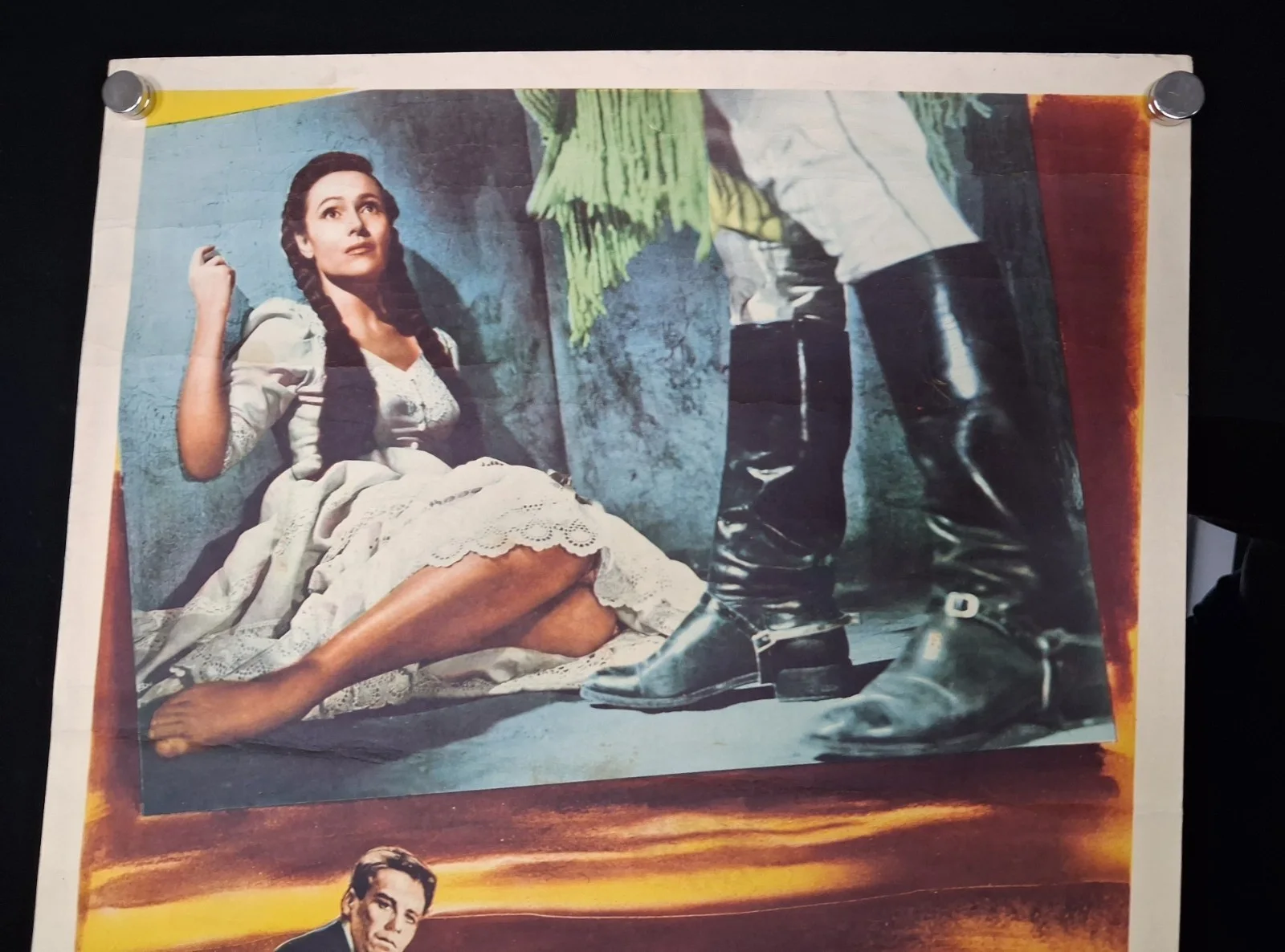 An Original Vintage 'THE FUGITIVE' 1947 Folded US Insert Movie Poster, image 3