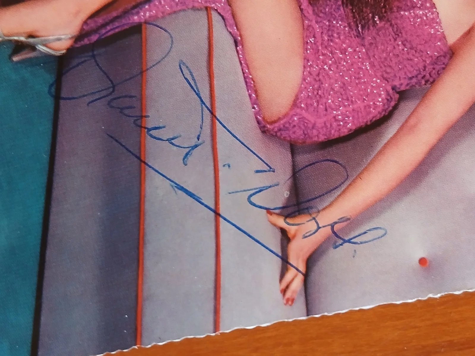 Diana Dors — Diana Dors, Tread Softly Stranger, Signed Autograph 1960's Postcard 6x4 inch, image 2