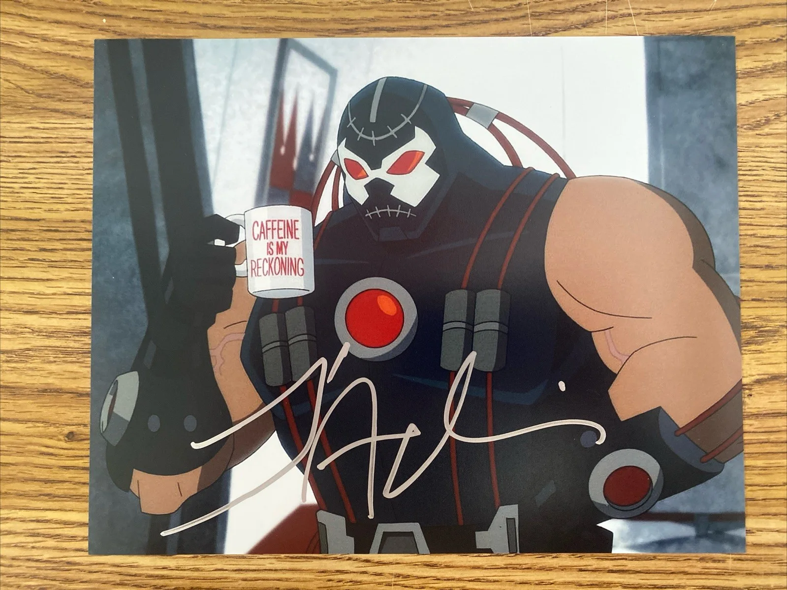 James Adomian — James Adomian Autographed 8x10 Photo Harley Quinn Animated Series Bane Voice