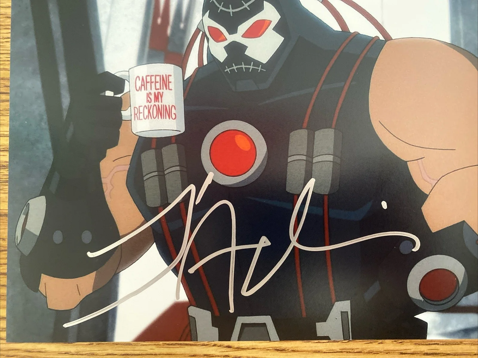 James Adomian — James Adomian Autographed 8x10 Photo Harley Quinn Animated Series Bane Voice, изображение 2