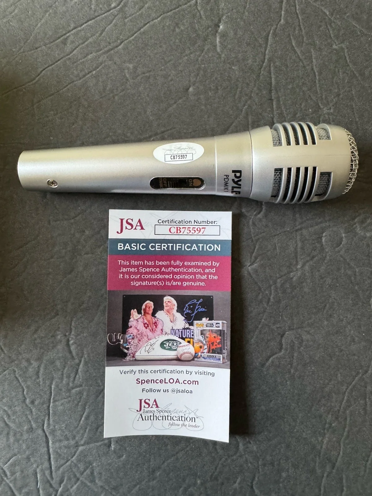 Kathleen Hanna Bikini Kill Signed Punk Microphone JSA autographed Singer, image 3