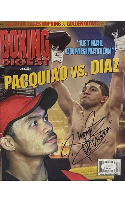 Manny Pacquiao JSA Signed 20x24 Framed Collage Display Boxing Champion Auto, image 2