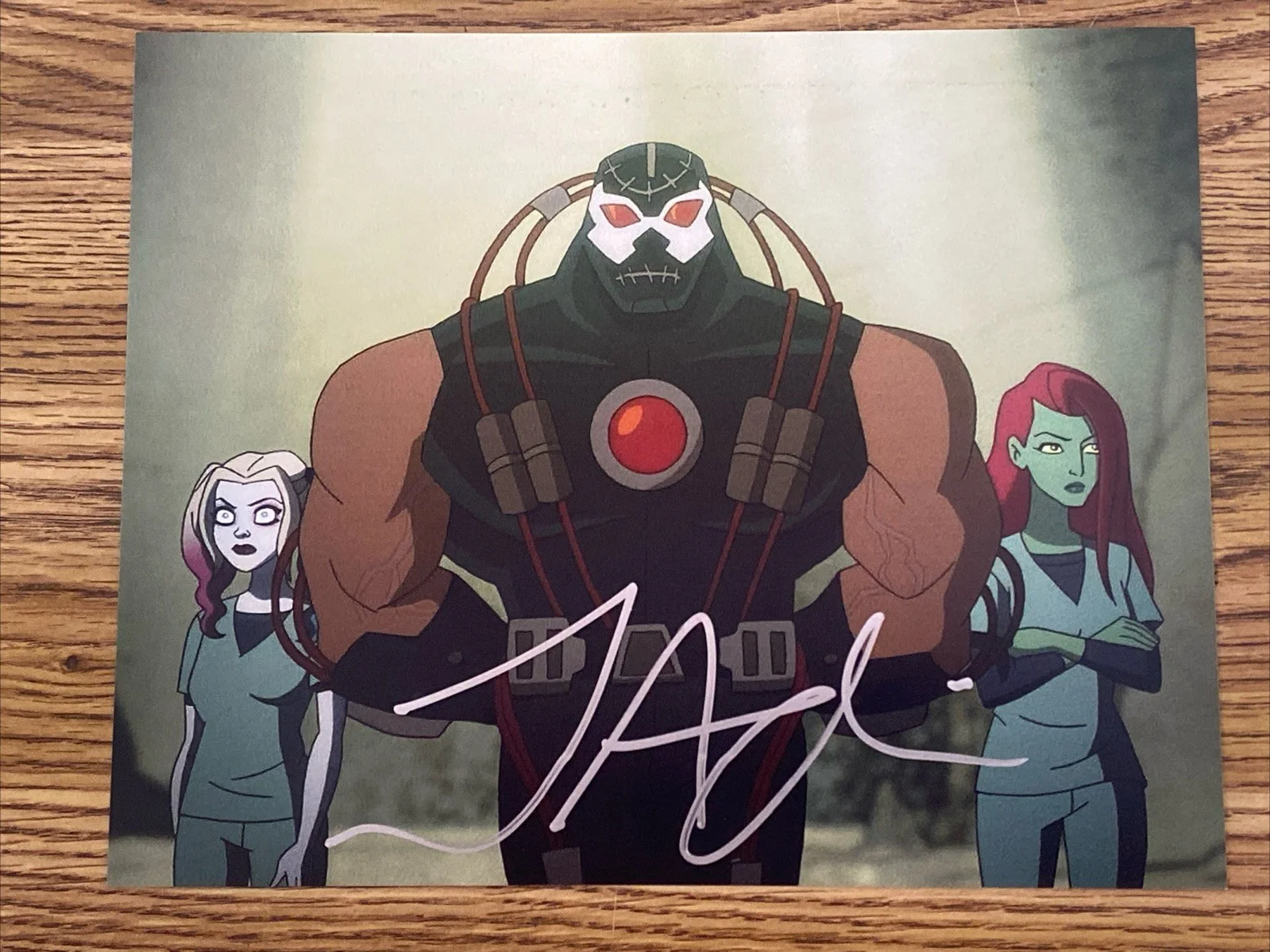 James Adomian — James Adomian Autographed 8x10 Photo Harley Quinn Animated Series Bane Voice