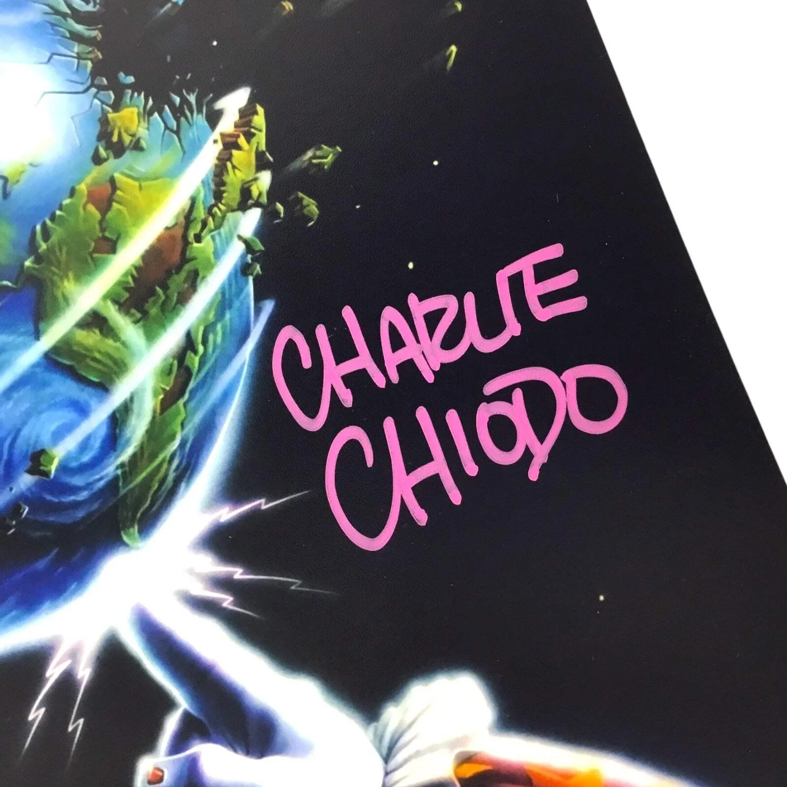 Stephen Chido, Edward Chido, Charlie Chido — Chiodo Brothers Signed 8x10 Killer Klowns Photo (Beckett Certified), изображение 2