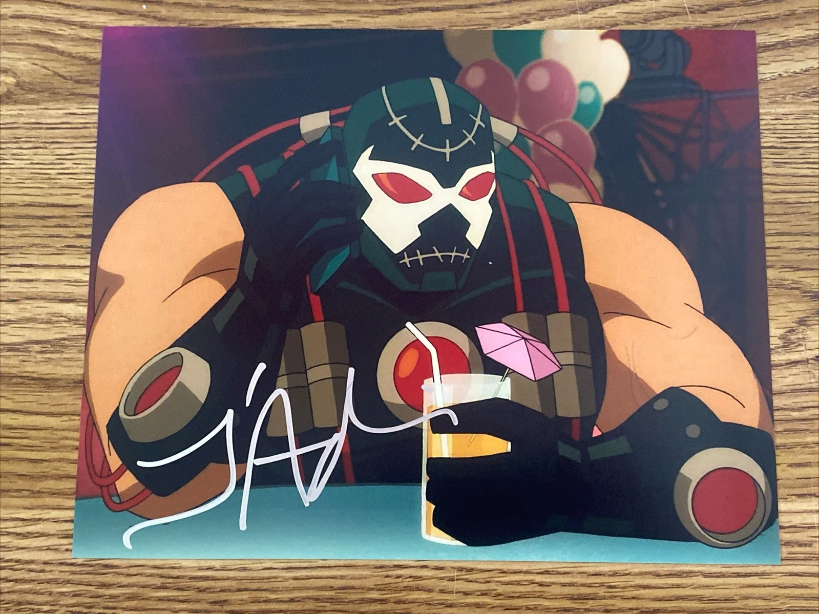 James Adomian — James Adomian Autographed 8x10 Photo Harley Quinn Animated Series Bane Voice