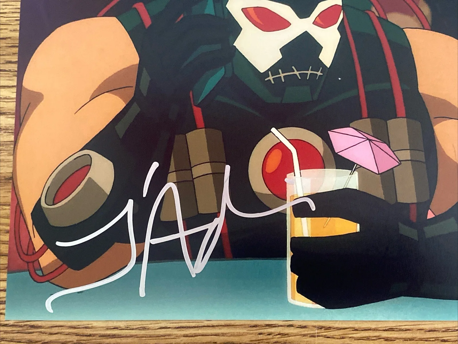 James Adomian — James Adomian Autographed 8x10 Photo Harley Quinn Animated Series Bane Voice, изображение 2