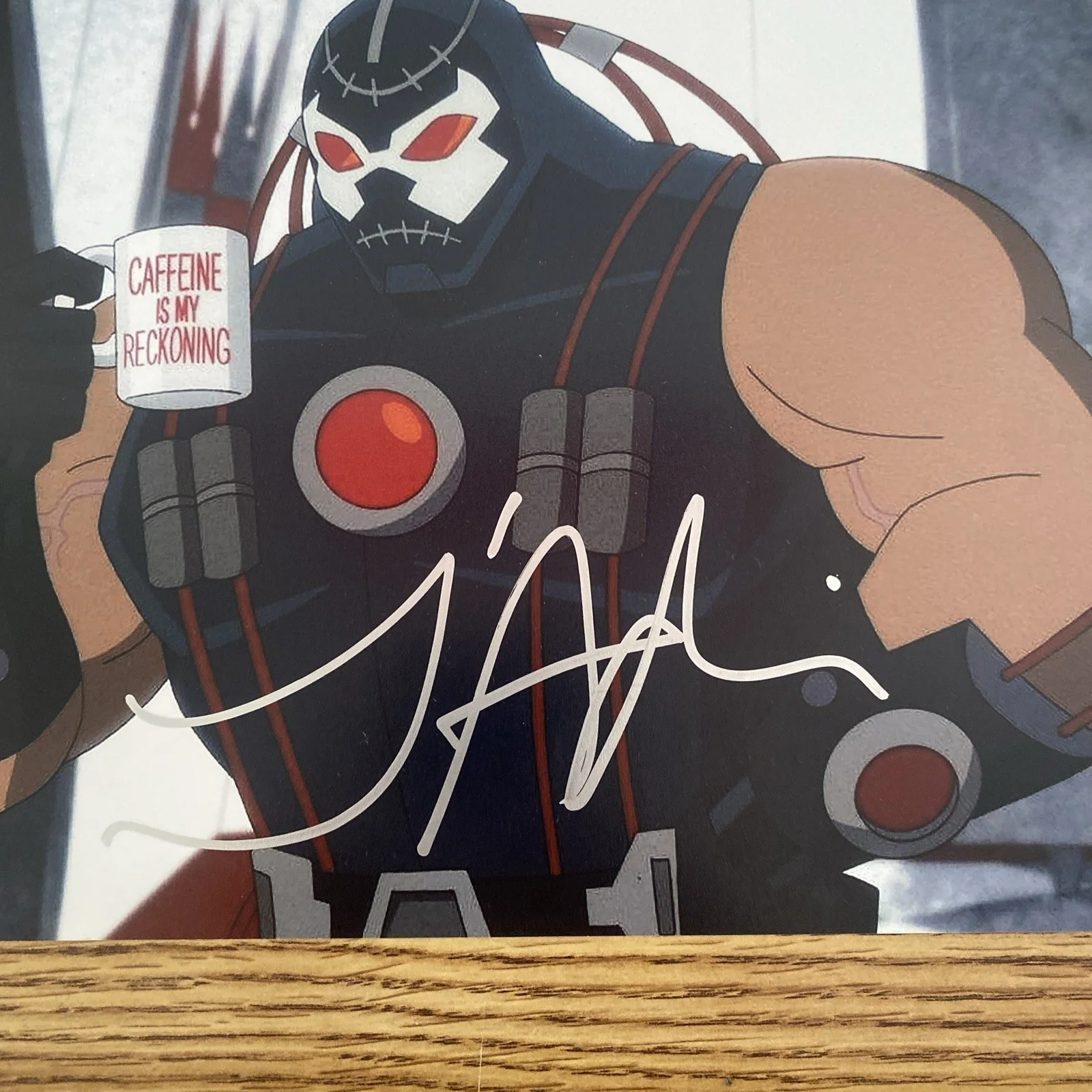 James Adomian — James Adomian Autographed 8x10 Photo Harley Quinn Animated Series Bane Voice, изображение 2