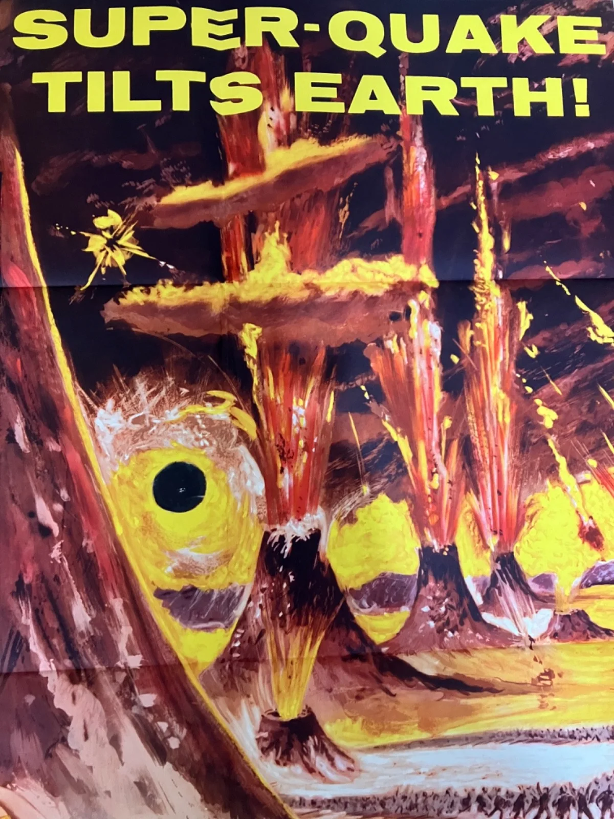 The Night the World Exploded! Original 1957 Sci-Fi Movie Poster, image 3