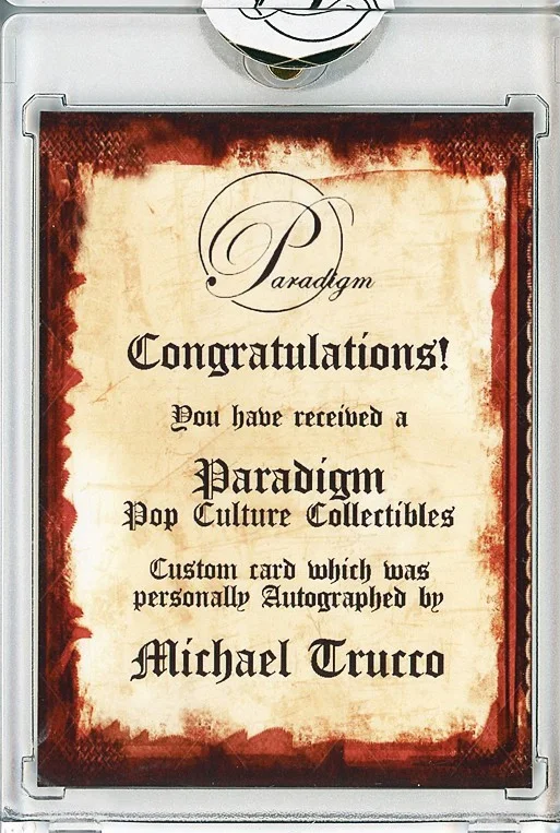 Michael Trucco — -HOW I MET YOUR MOTHER- MICHAEL TRUCCO Signed/Autograph/Auto Certified TV Card, image 2