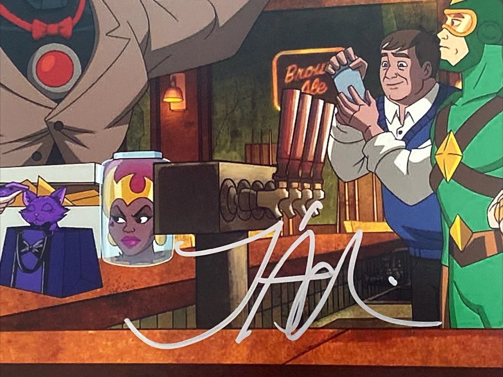 James Adomian — James Adomian Autographed 8x10 Photo Harley Quinn Animated Series Bane Voice, изображение 2
