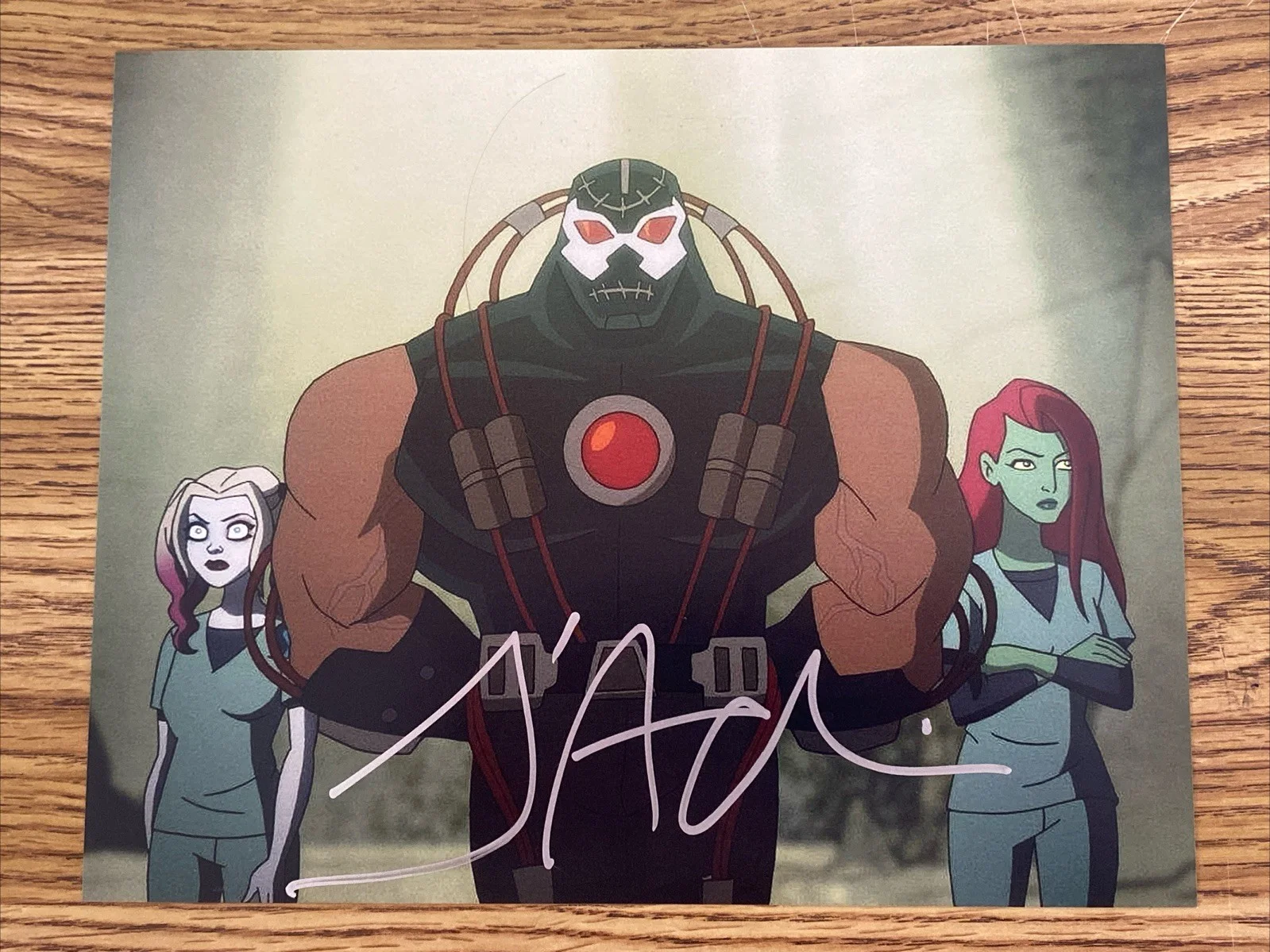 James Adomian — James Adomian Autographed 8x10 Photo Harley Quinn Animated Series Bane Voice