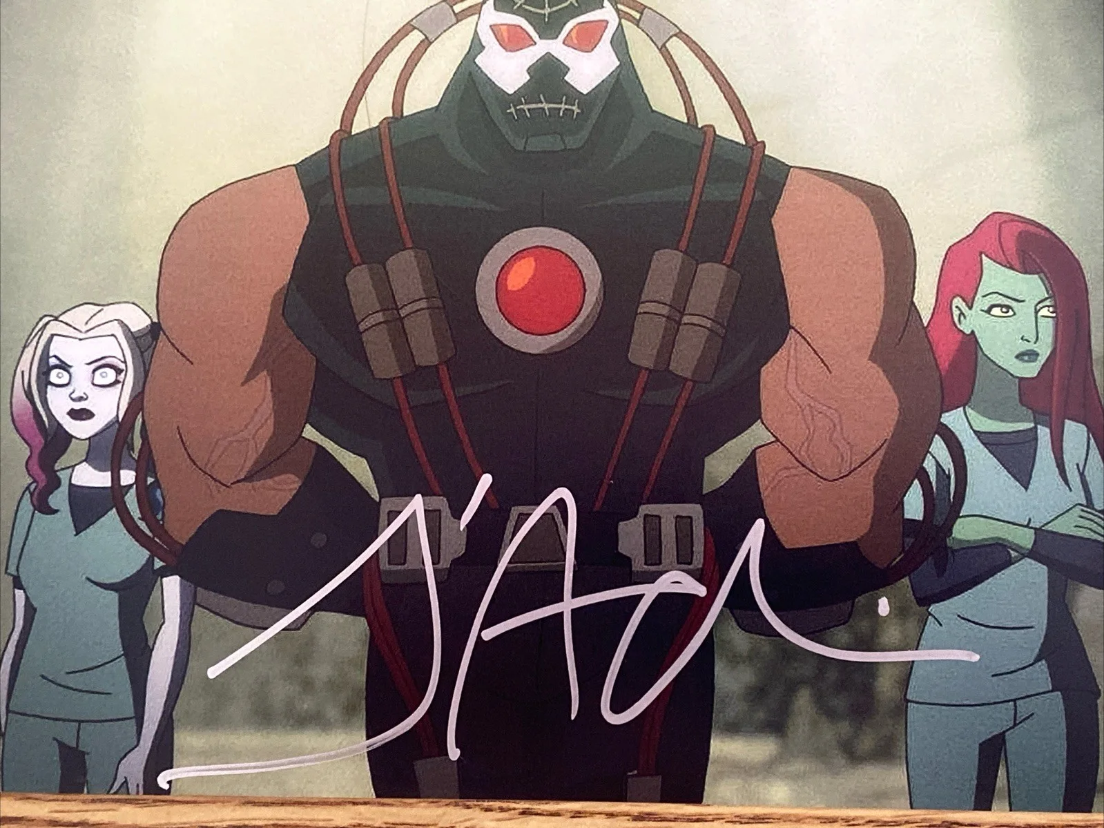 James Adomian — James Adomian Autographed 8x10 Photo Harley Quinn Animated Series Bane Voice, изображение 2