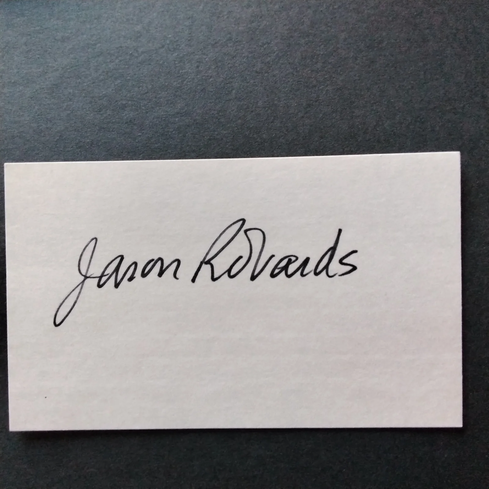 Jason Robards SIGNED Card Photo Movie TV Actor Julia All Prresident's Men Tora!, изображение 3