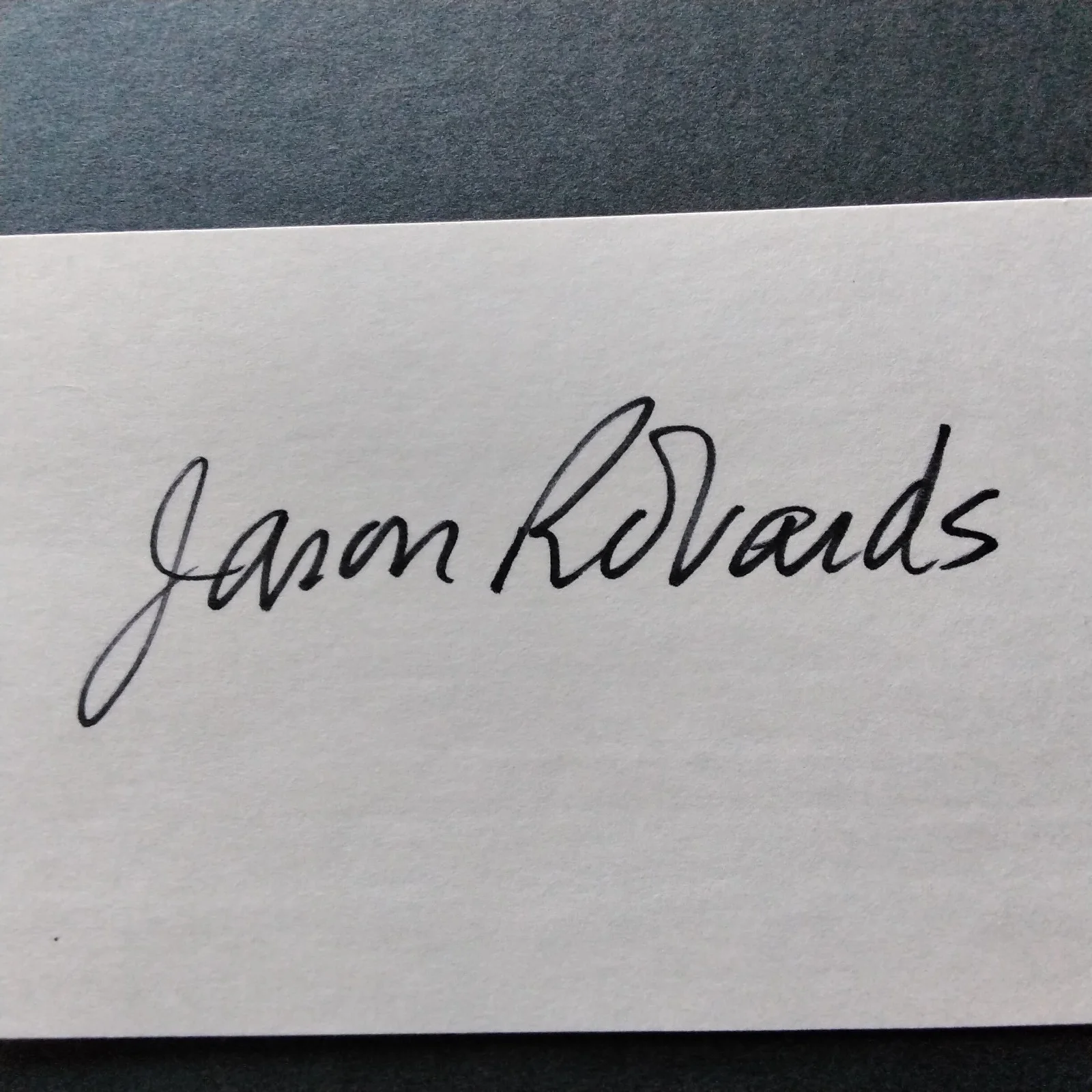 Jason Robards SIGNED Card Photo Movie TV Actor Julia All Prresident's Men Tora!, изображение 4