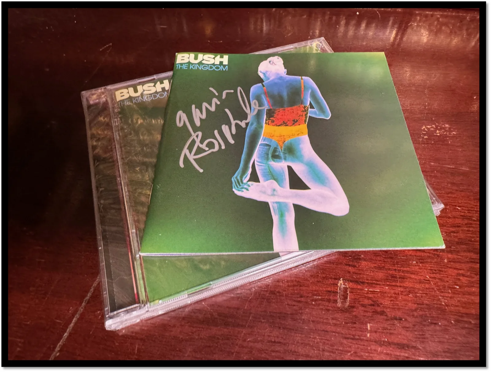 GAVIN ROSSDALE SIGNED Bush The Kingdom New Sealed CD with Autographed Insert, image 2