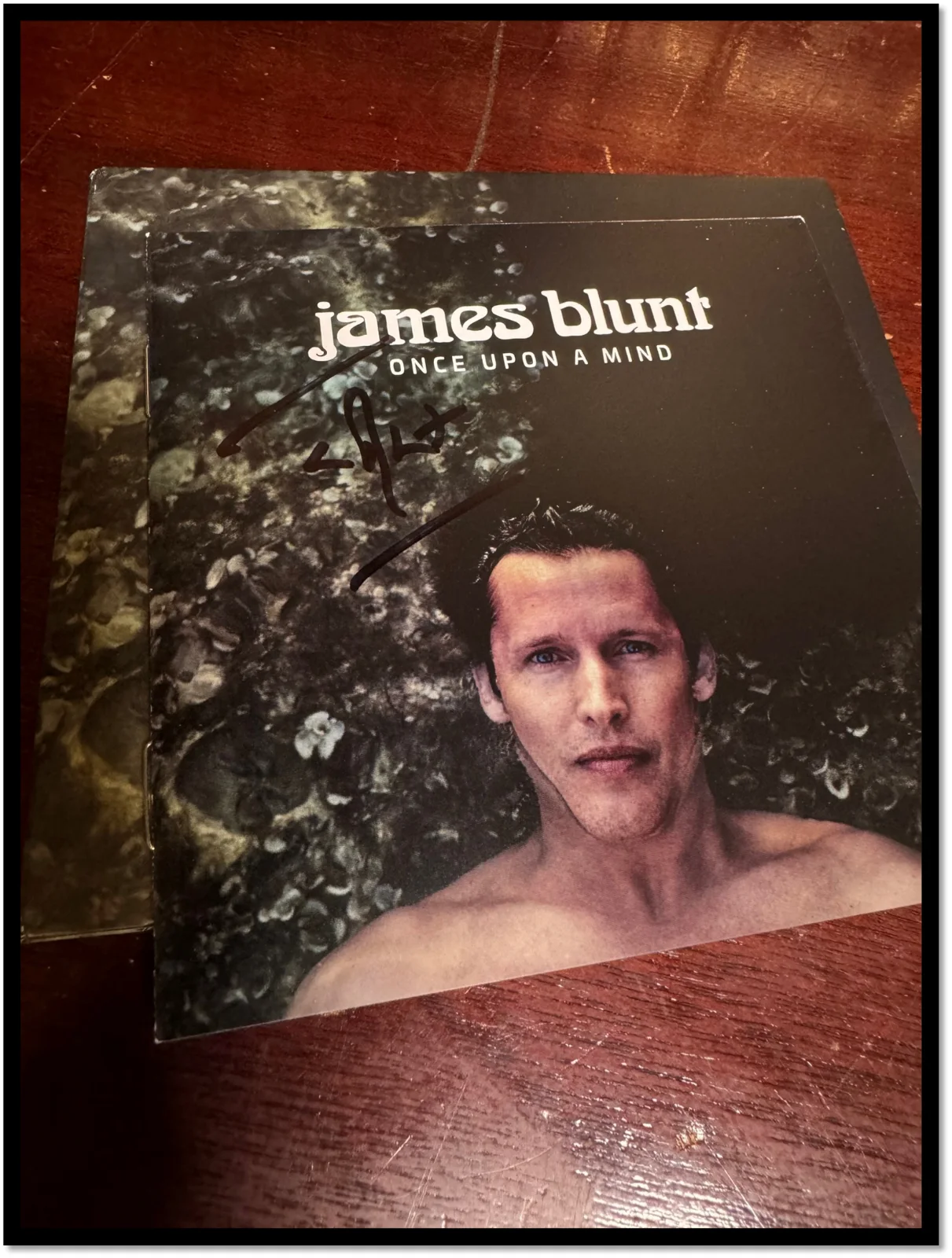 JAMES BLUNT SIGNED Once Upon A Mind New Sealed CD with Autographed Insert, image 2