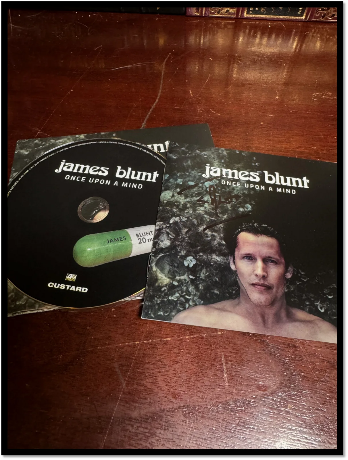 JAMES BLUNT SIGNED Once Upon A Mind New Sealed CD with Autographed Insert, image 3