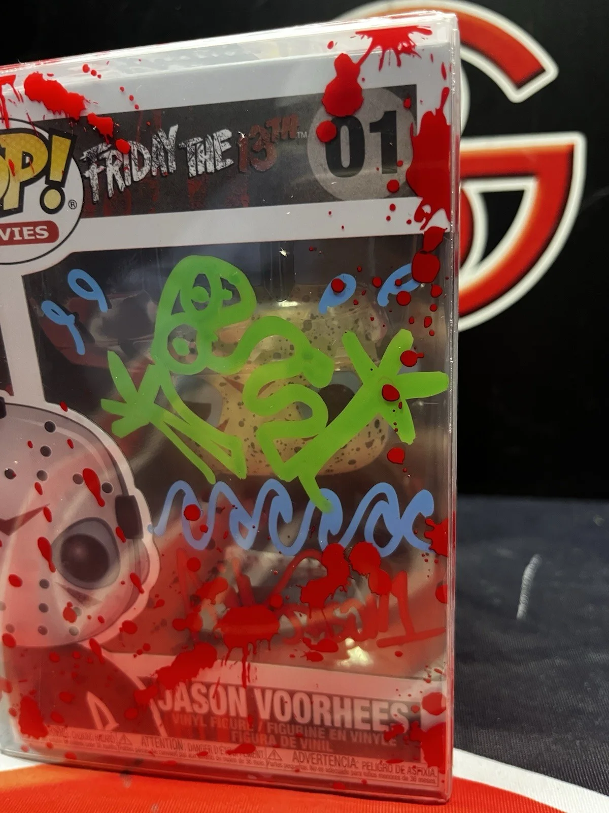 Ari Lehman Signed Friday The 13th Inscribed Jason Voorhees Funko Pop Beckett BAS, изображение 2