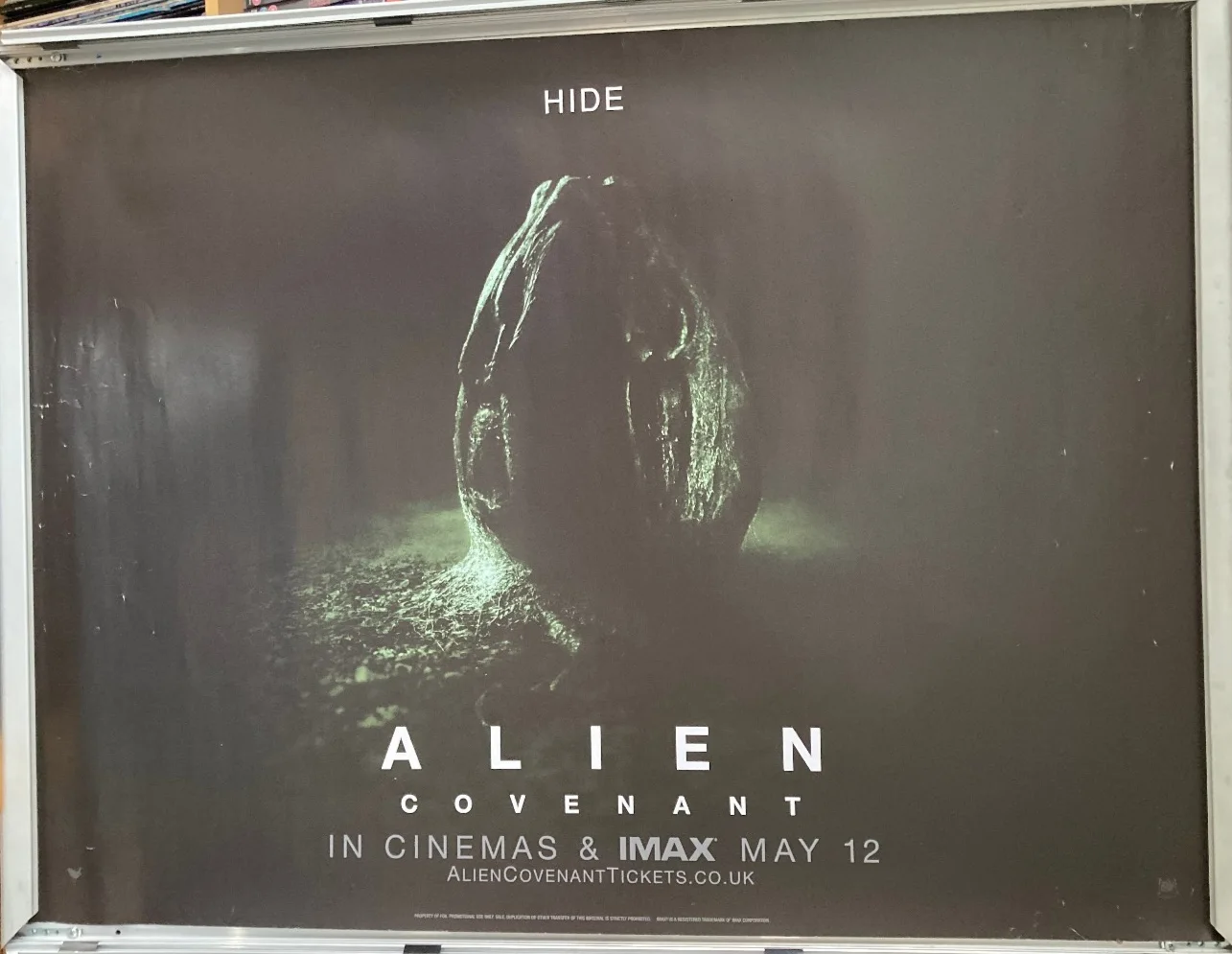 Cinema Poster: ALIEN COVENANT 2017 (Egg Quad) Ridley Scott Michael Fassbender, изображение 2