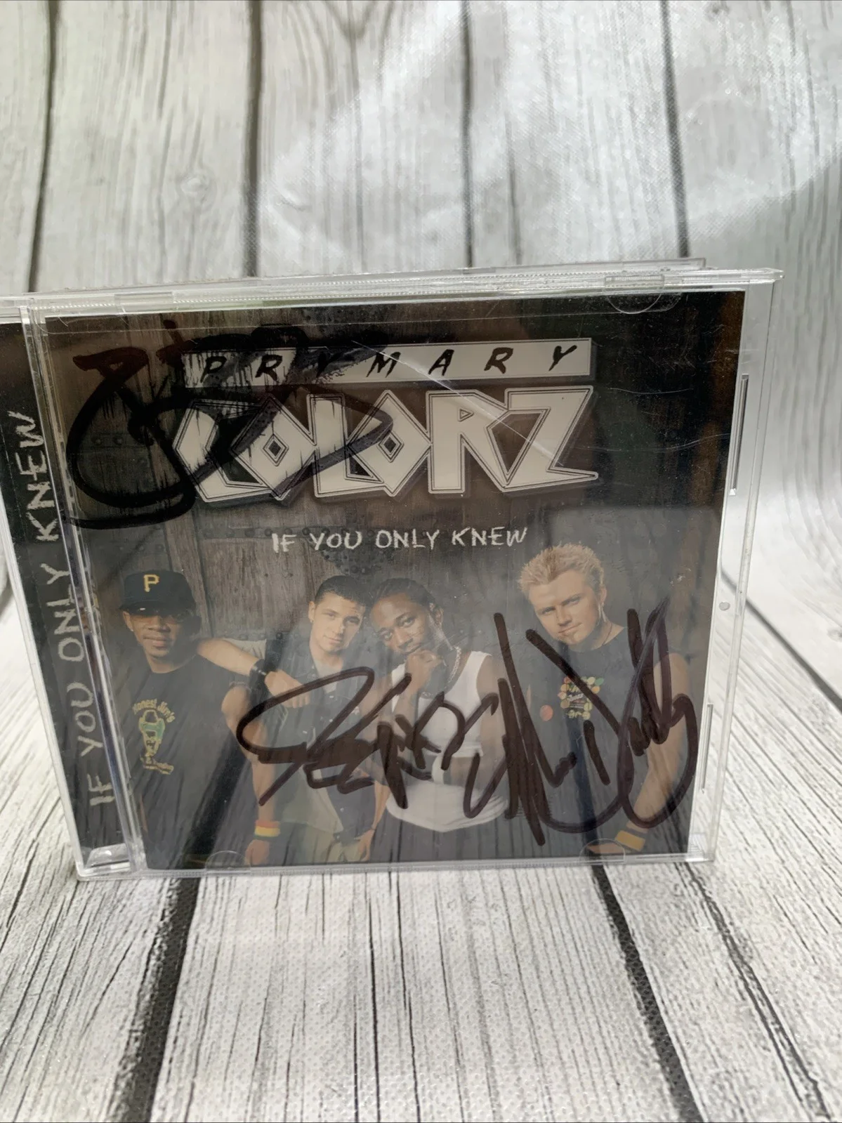 PRYMARY COLORZ Autograph CD Case ONLY Bleeding On Top Auto, image 2