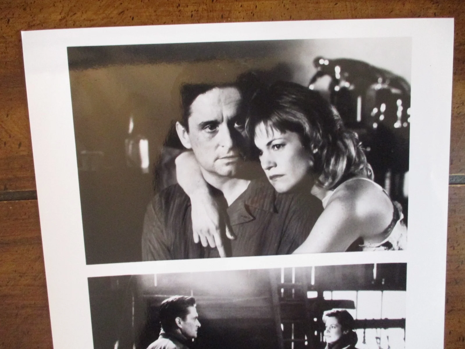 Melanie Griffith/Michael Douglas("SHINING THROUGH")8 x 10 B & W 1992 Press Photo, image 3